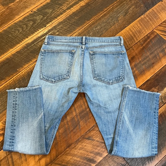 Rag & Bone/JEAN The Dre Slim Boyfriend Jeans Bradford Wash Size 28 Made in USA - Picture 9 of 16